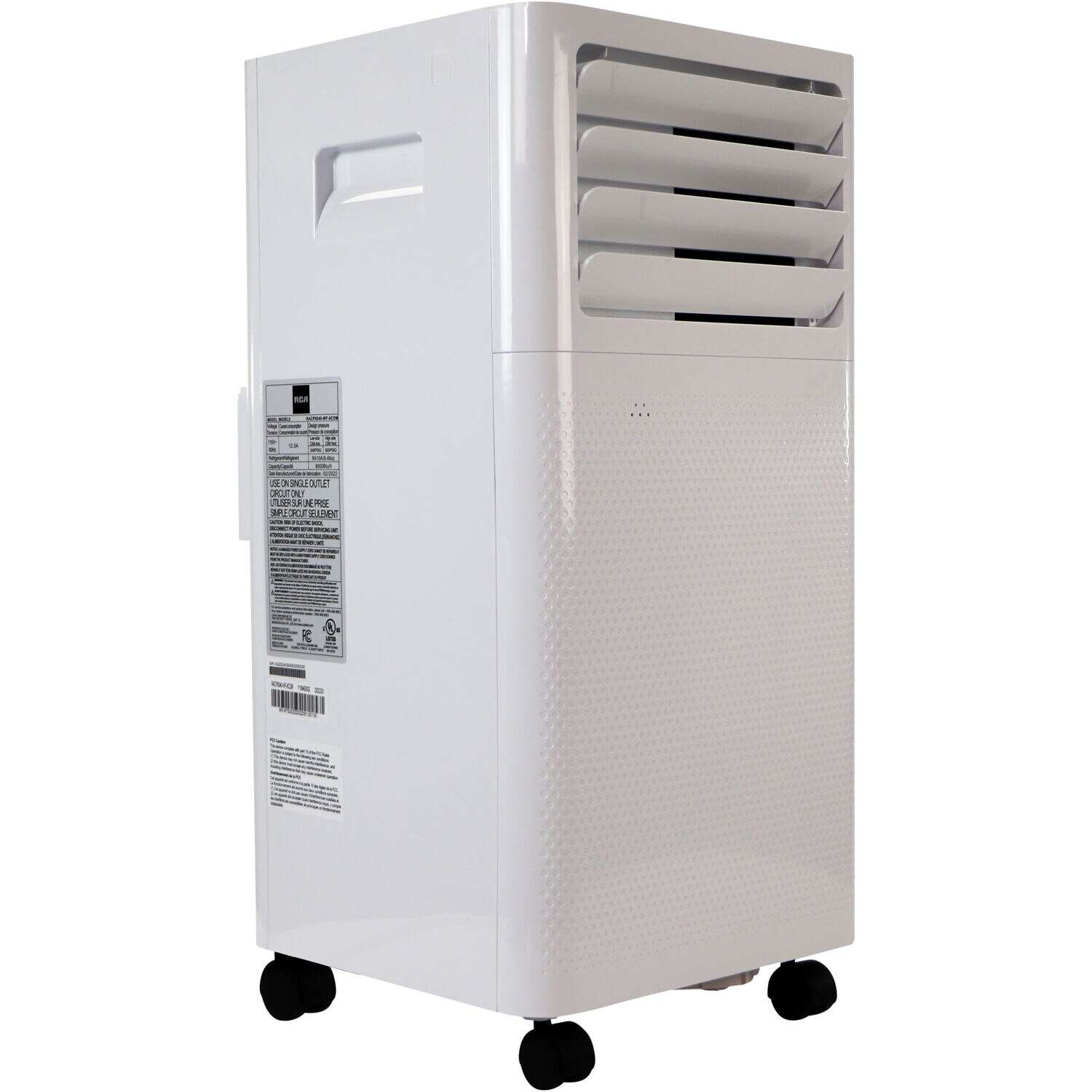 RCA 115-Volt Vented Medium Room Smart Portable Air Conditioner Remote Included