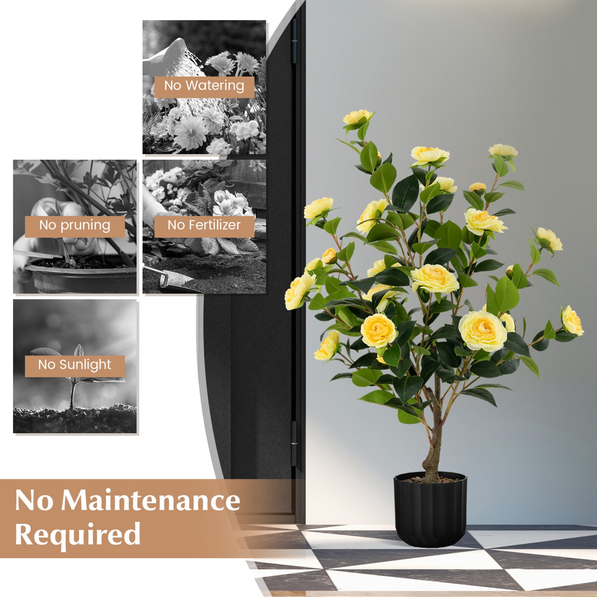 Poinic CWZH10188YW-2 Artificial-Plants-Trees - View #5