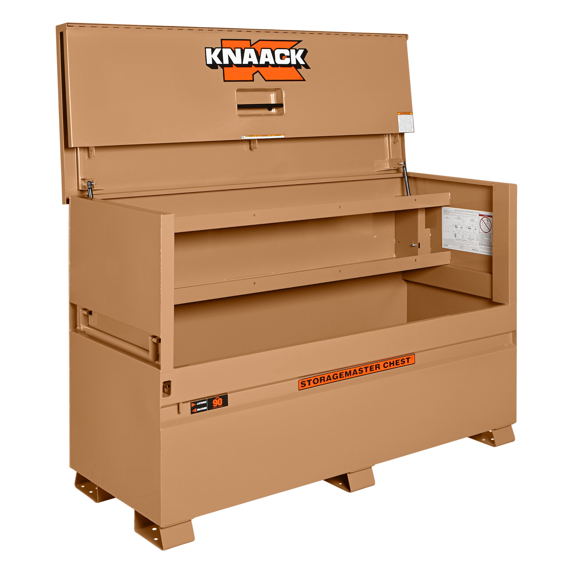 KNAACK STORAGEMASTER Piano Box 30-in W x 72-in L x 49-in H Brown Steel ...