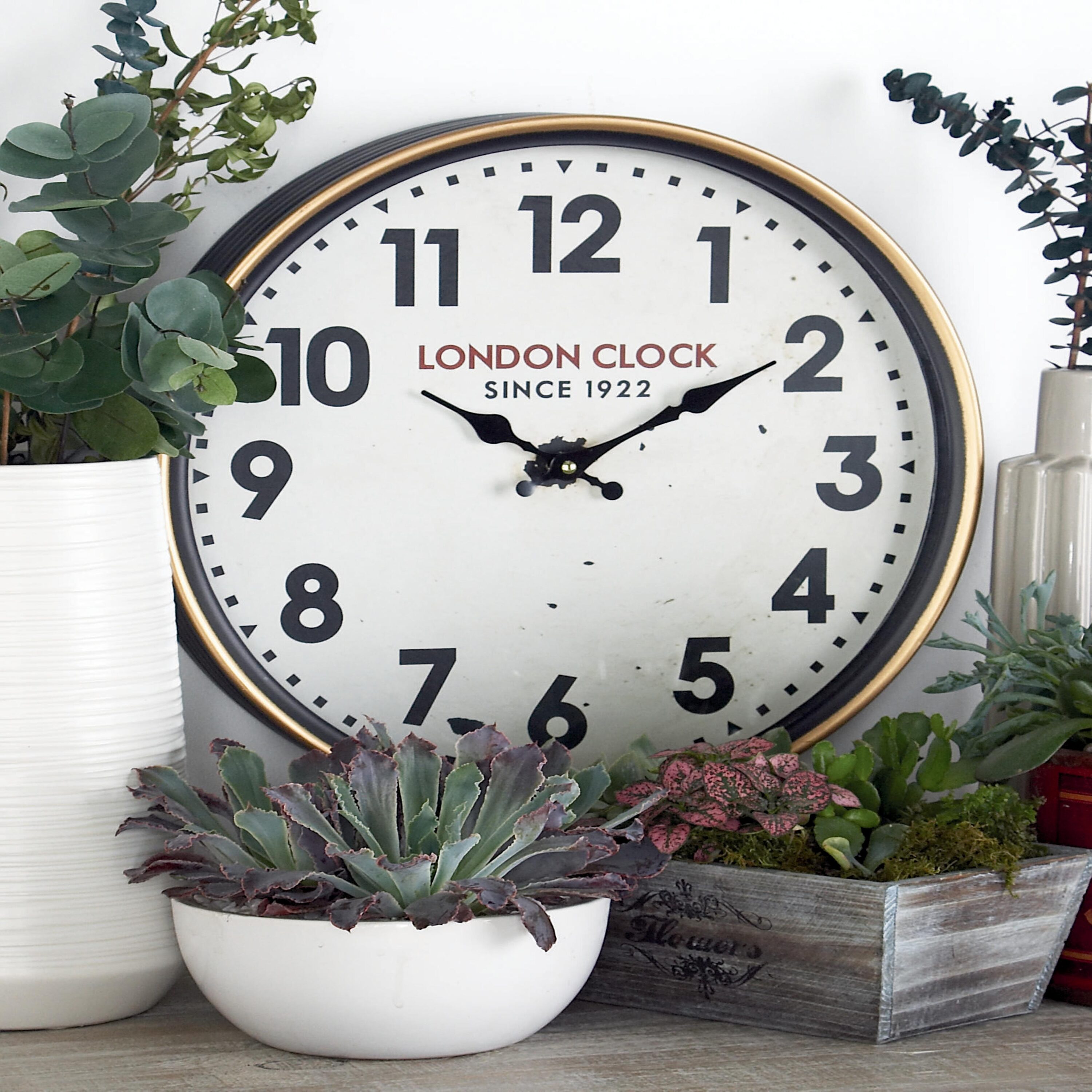 Grayson Lane 52584 Analog Round Wall Traditional