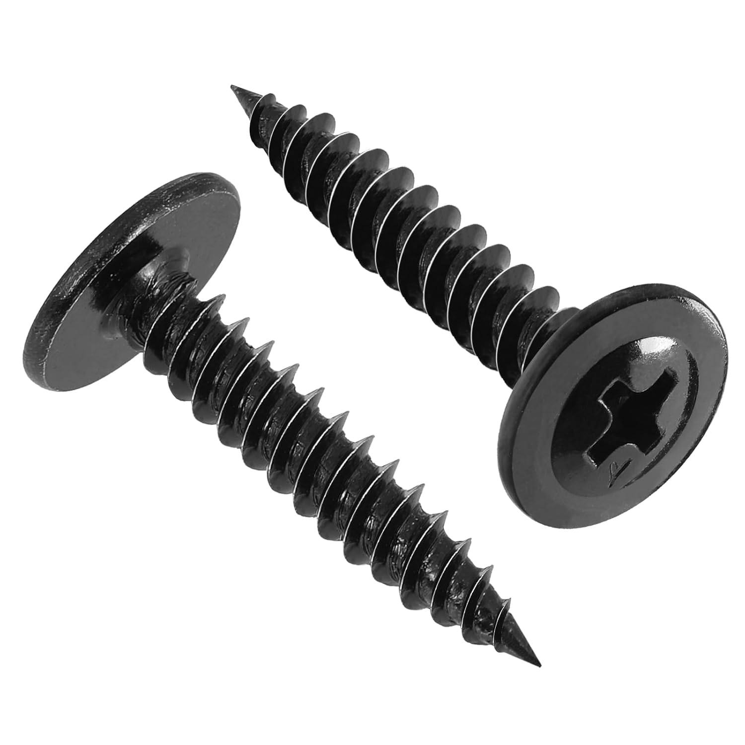 VGBUY 160 Piece 8 x 1 Inch Phillips Modified Truss Head Self Tapping Screws Stainless Steel 410