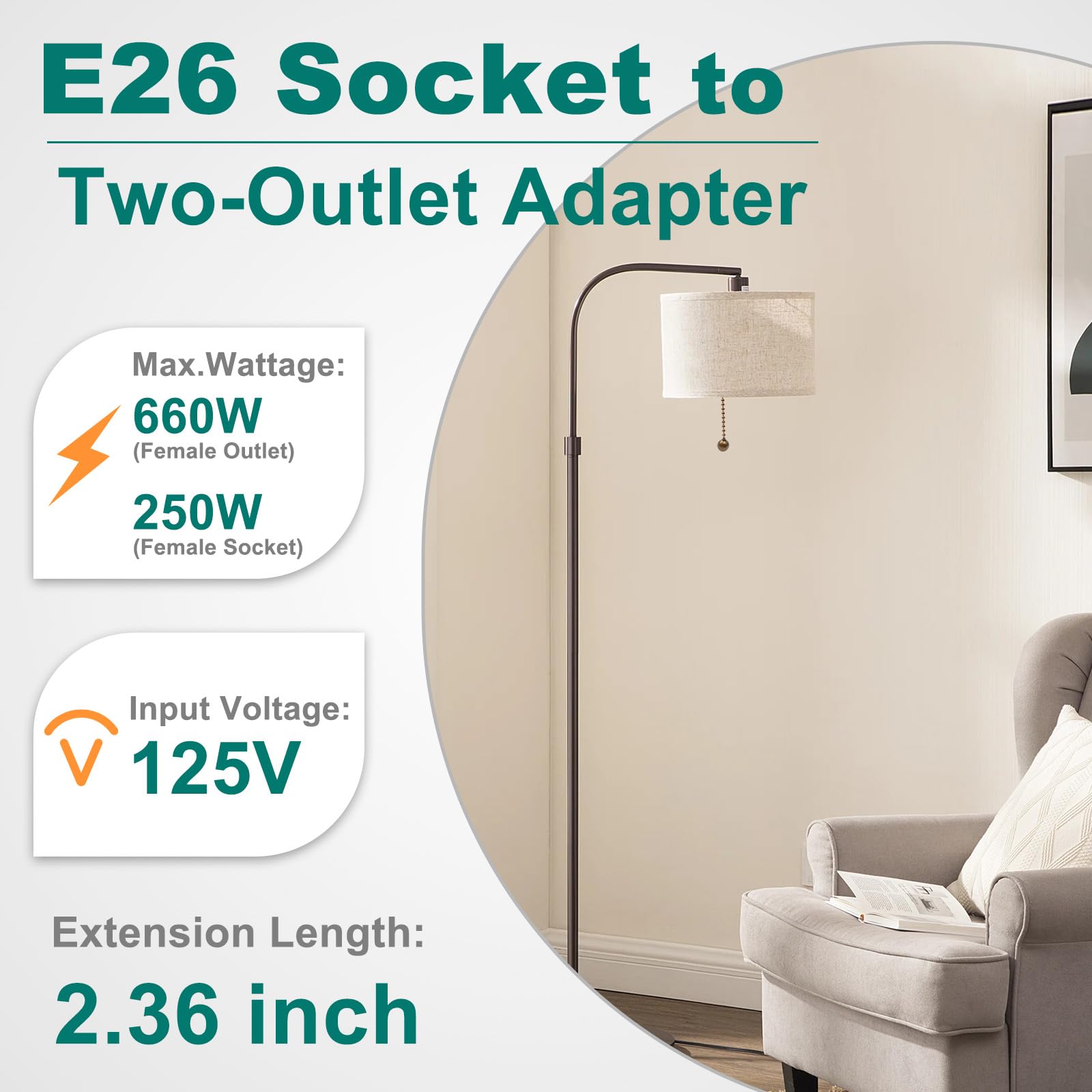 Misopily LMS0810M052 Hard-Wired-Sockets - View #2