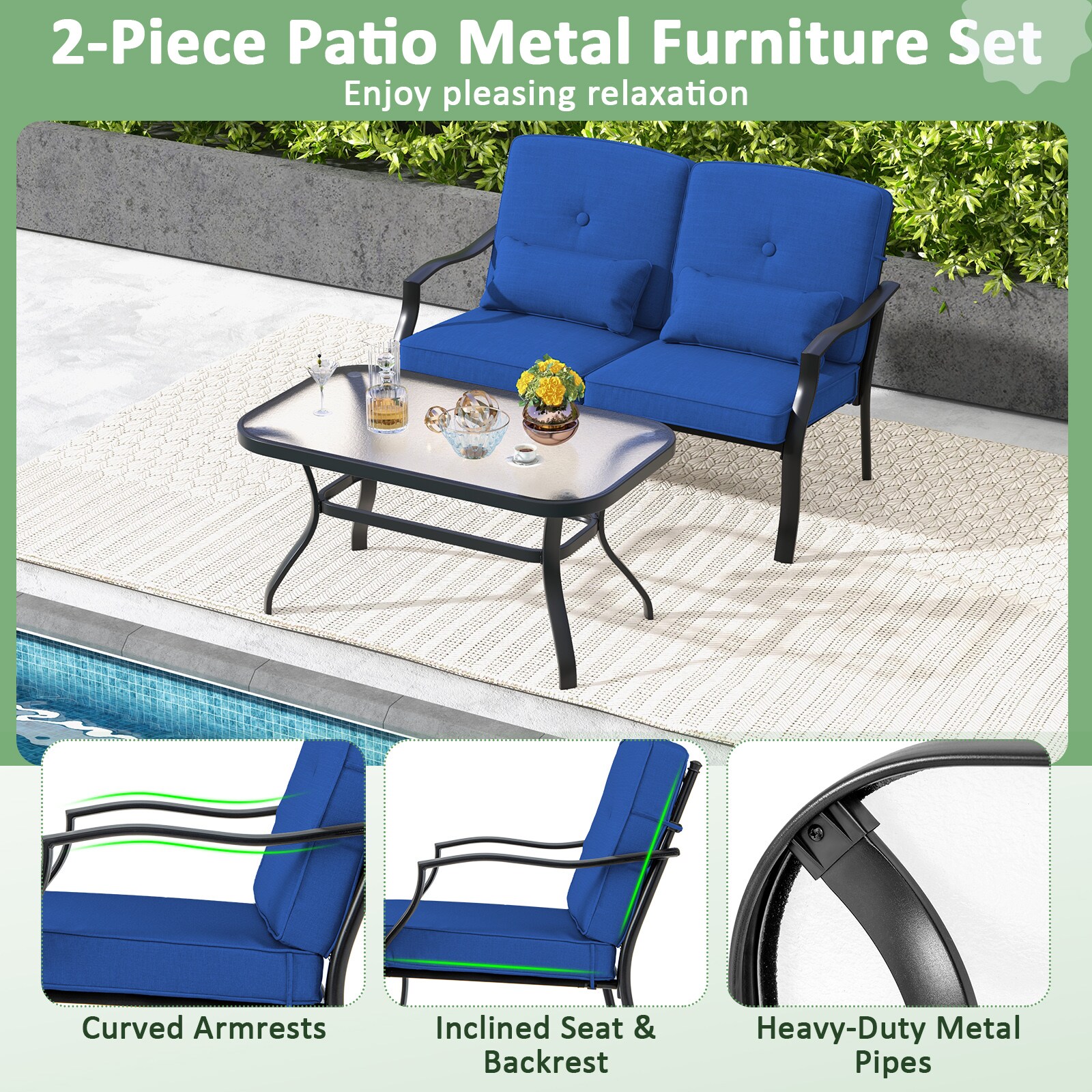 Slickblue D-CO-21-YN62901PN Patio-Conversation-Sets - View #5