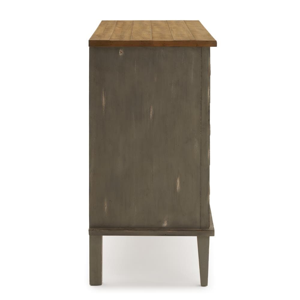 RST Brands Olivia Gray Pine 3-Drawer Standard Dresser at Lowes.com