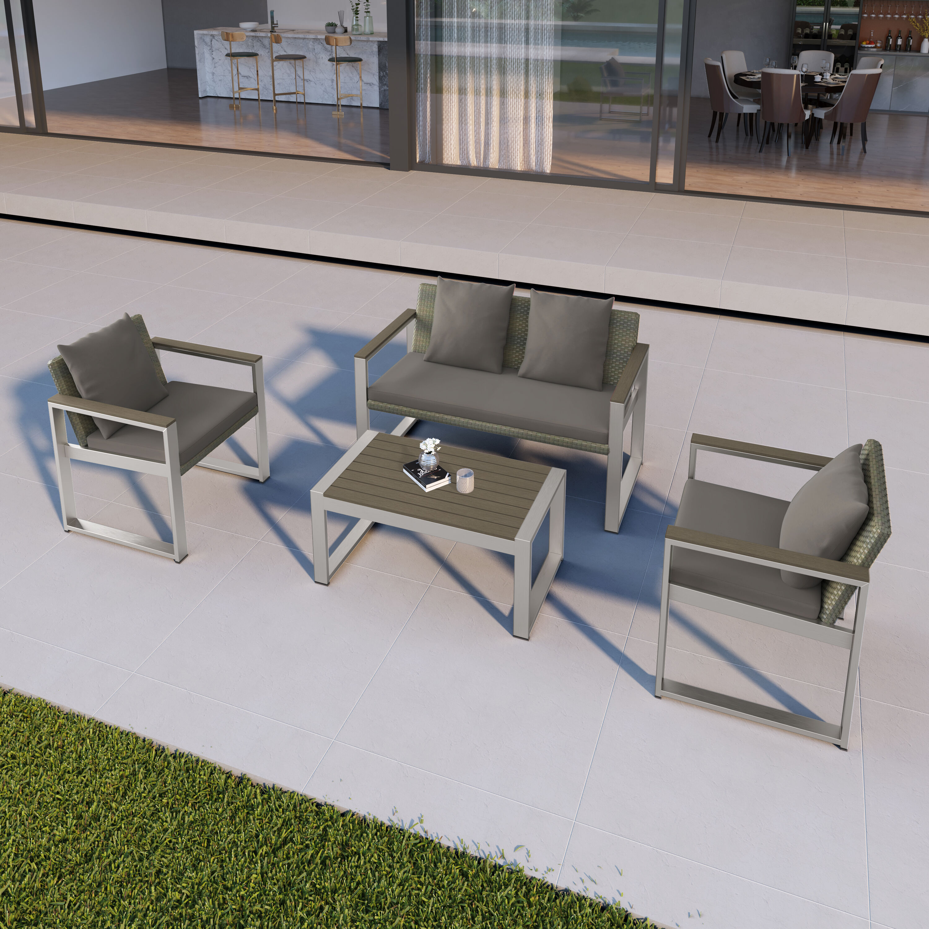 JIMSMAISON BOGAPCS01GR Patio-Conversation-Sets - View #13