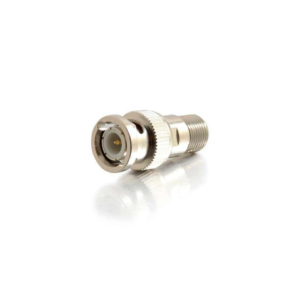 FastTrack ZX9CTG88308 BNC Male to F-Type Female Adapter, Silver