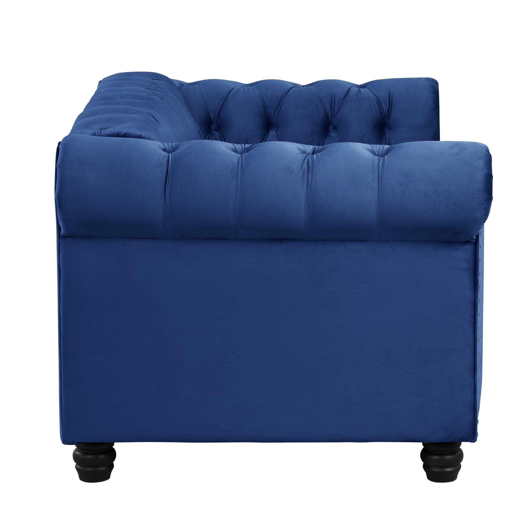 FARATI 8707-BLUE-2 Sofas-Loveseats - View #4