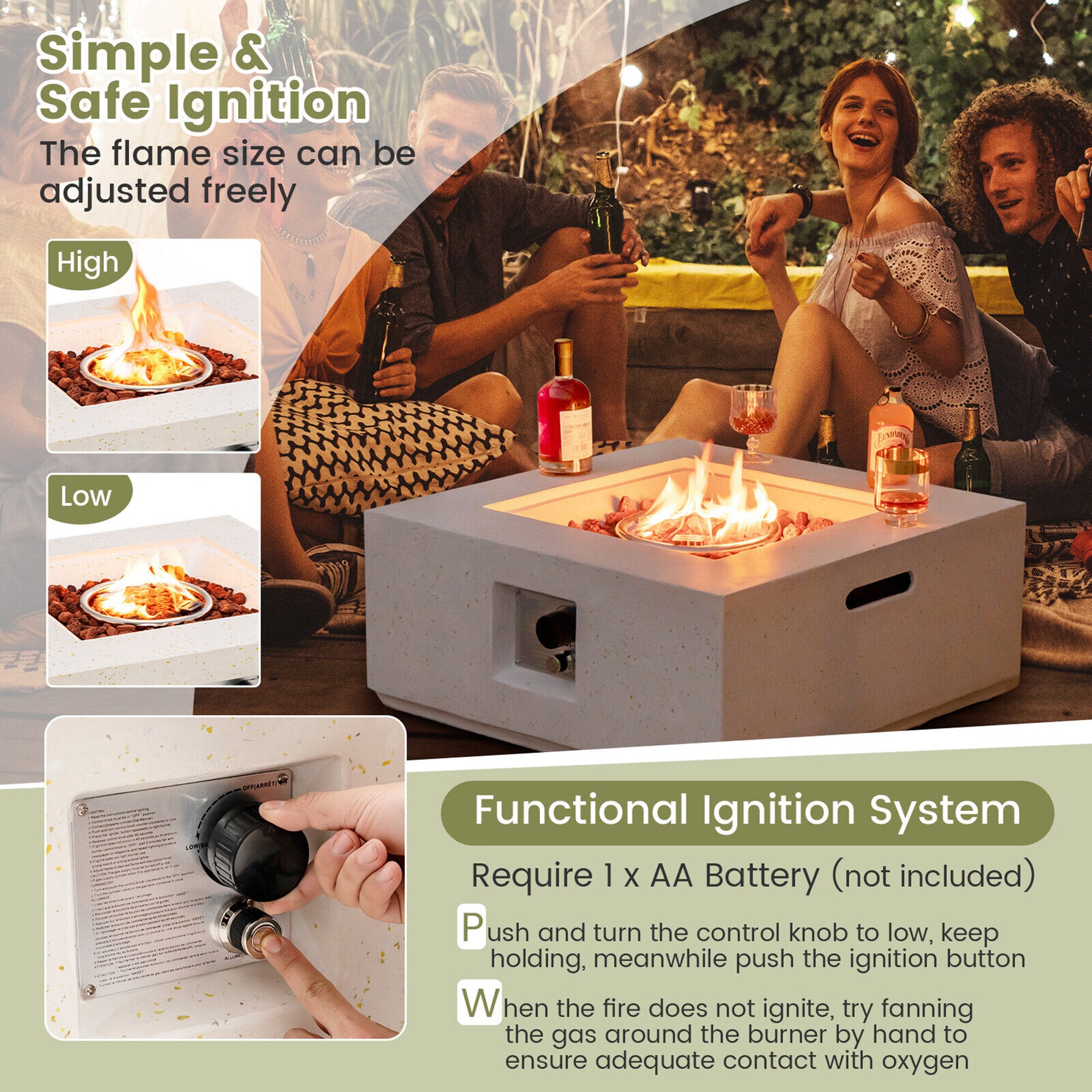 Sumyeg UI-GFT-31269-BR-QQ Outdoor-Gas-Firepits - View #7
