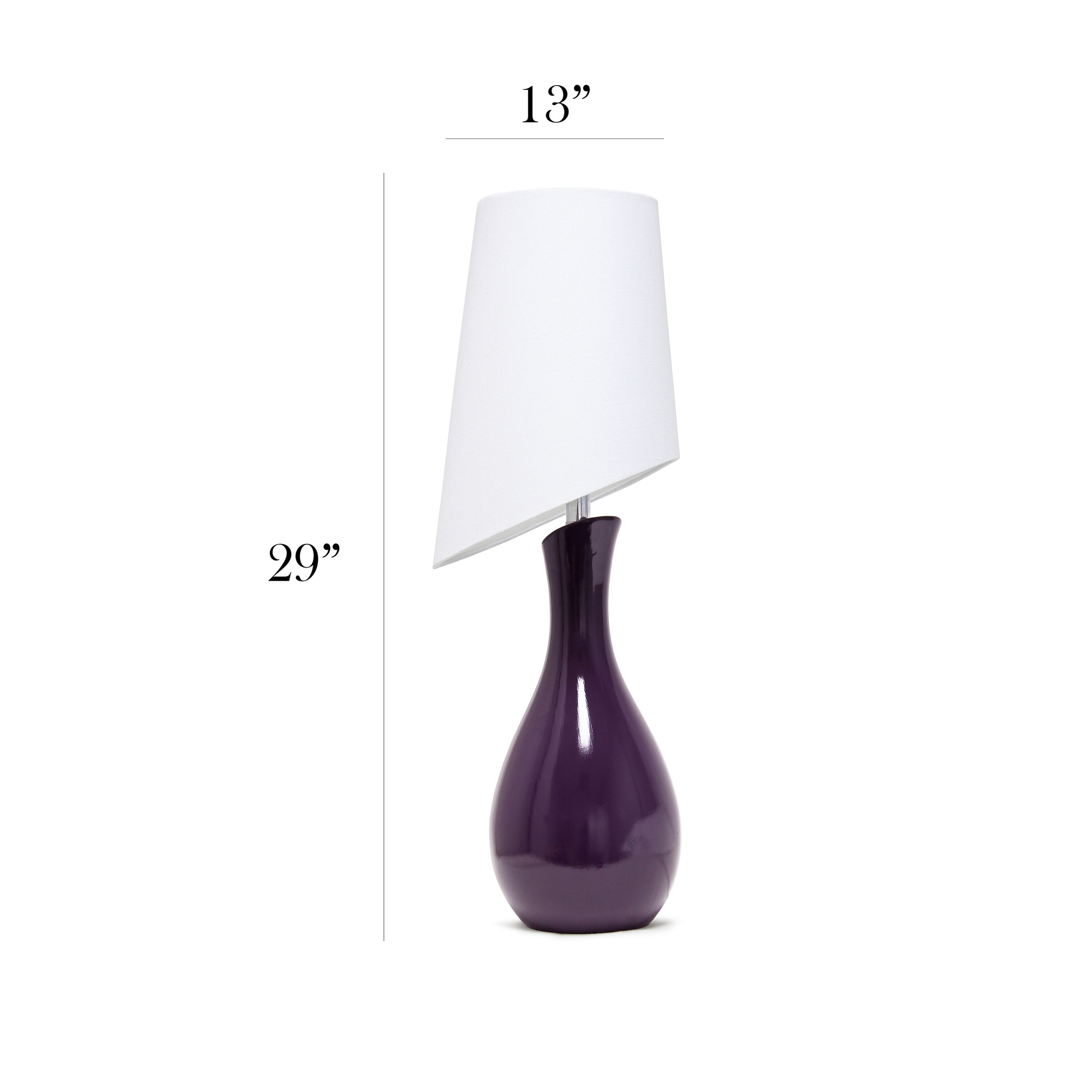 Simple Designs LT6005-PRP Table-Lamps - View #4