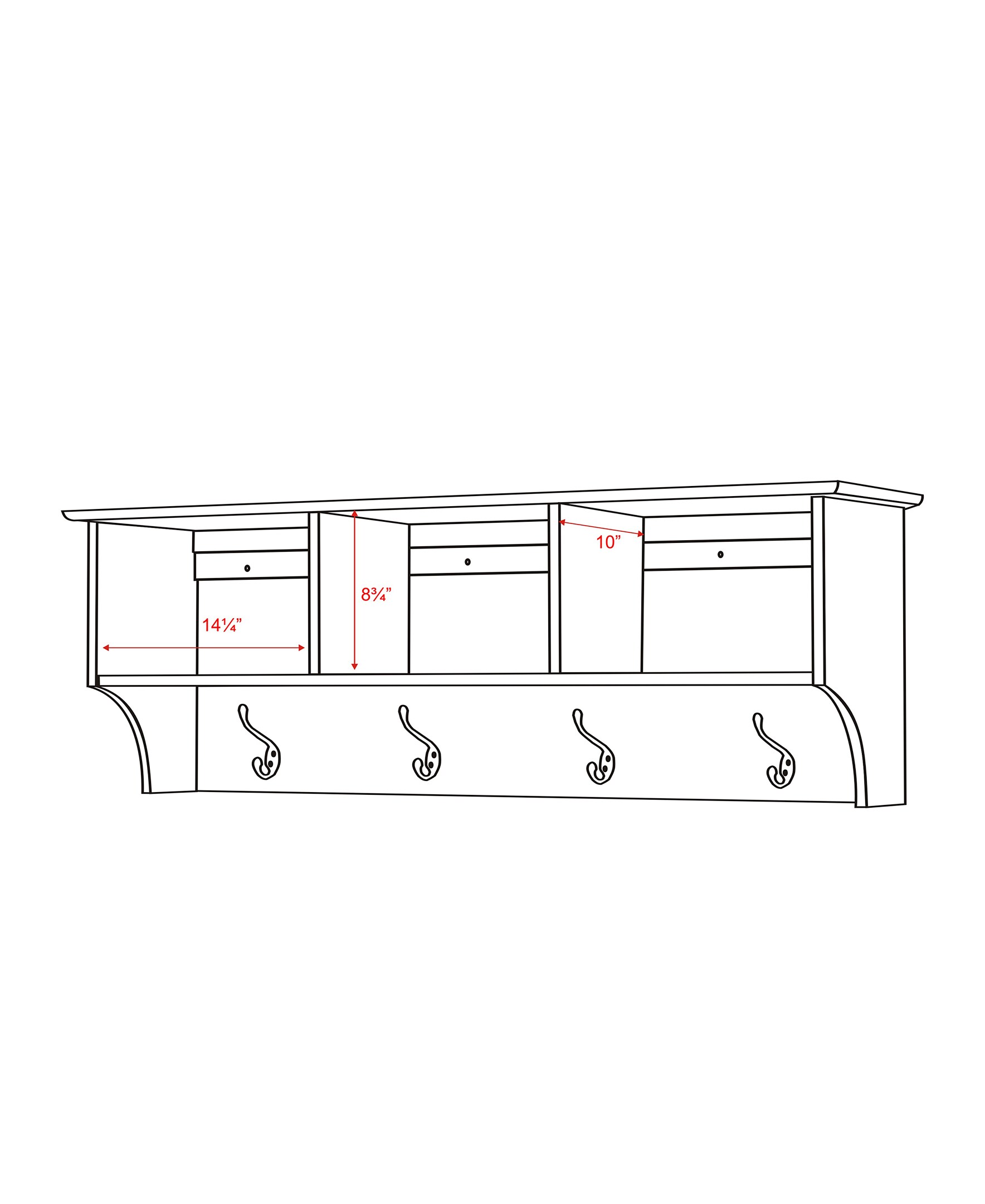 Prepac BEC-4816 Coatrack-Stands-Pedestals - View #5