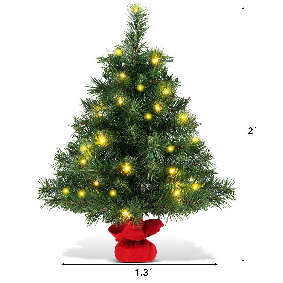 WELLFOR CM-HWY-21216 Artificial-Christmas-Trees - View #3