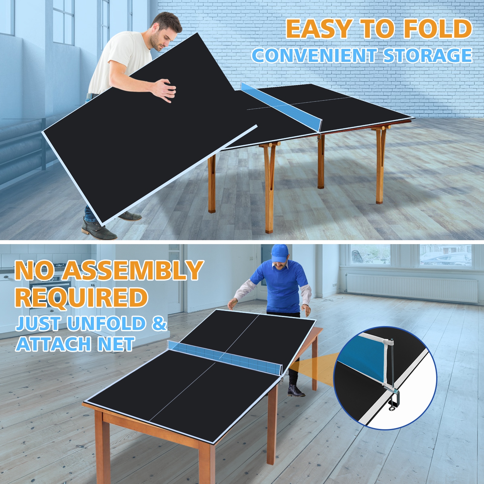 Tinyhomie LW-Y-OR-5126 Ping-Pong-Table - View #3