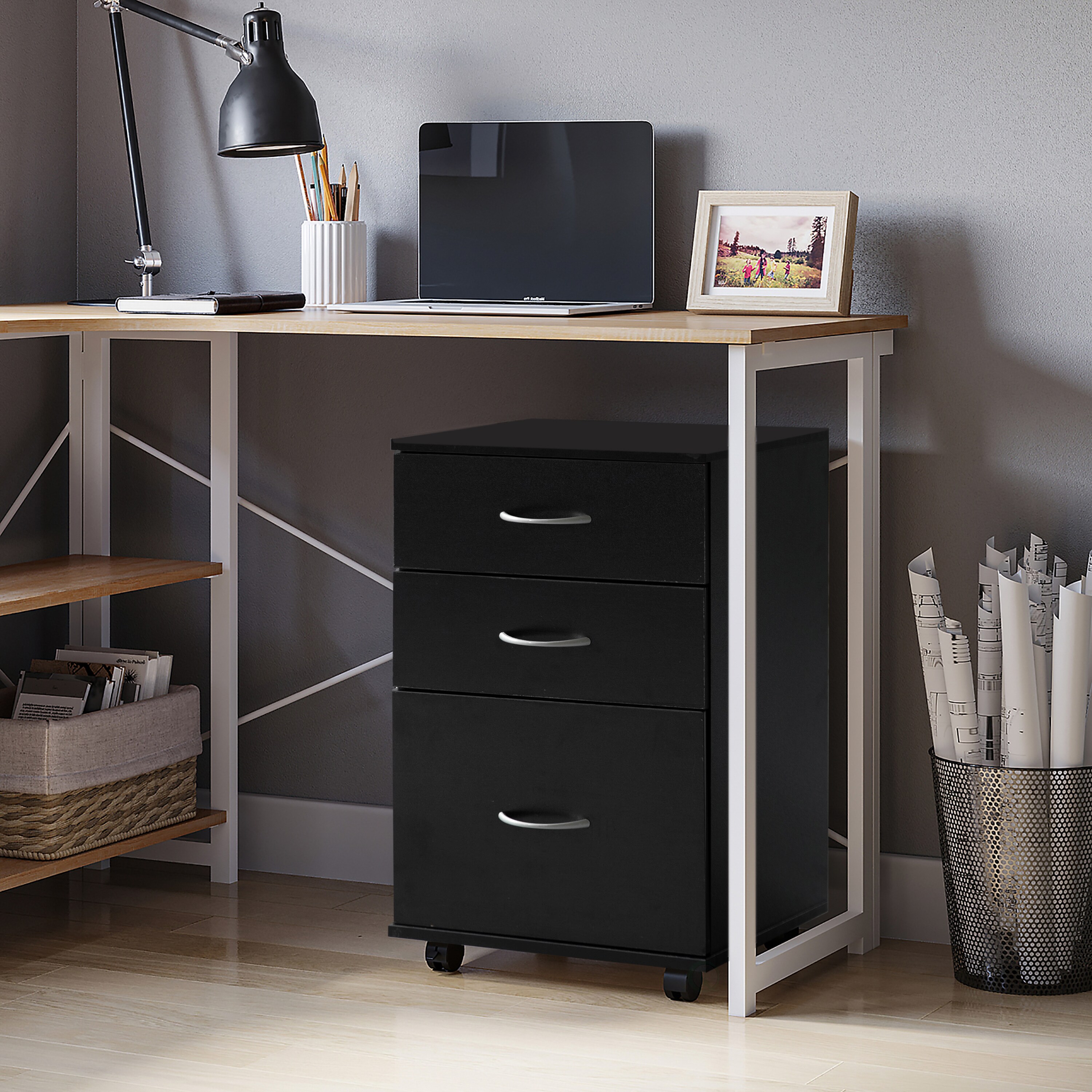 Basicwise QI003678.BK Filing-Cabinets - View #6