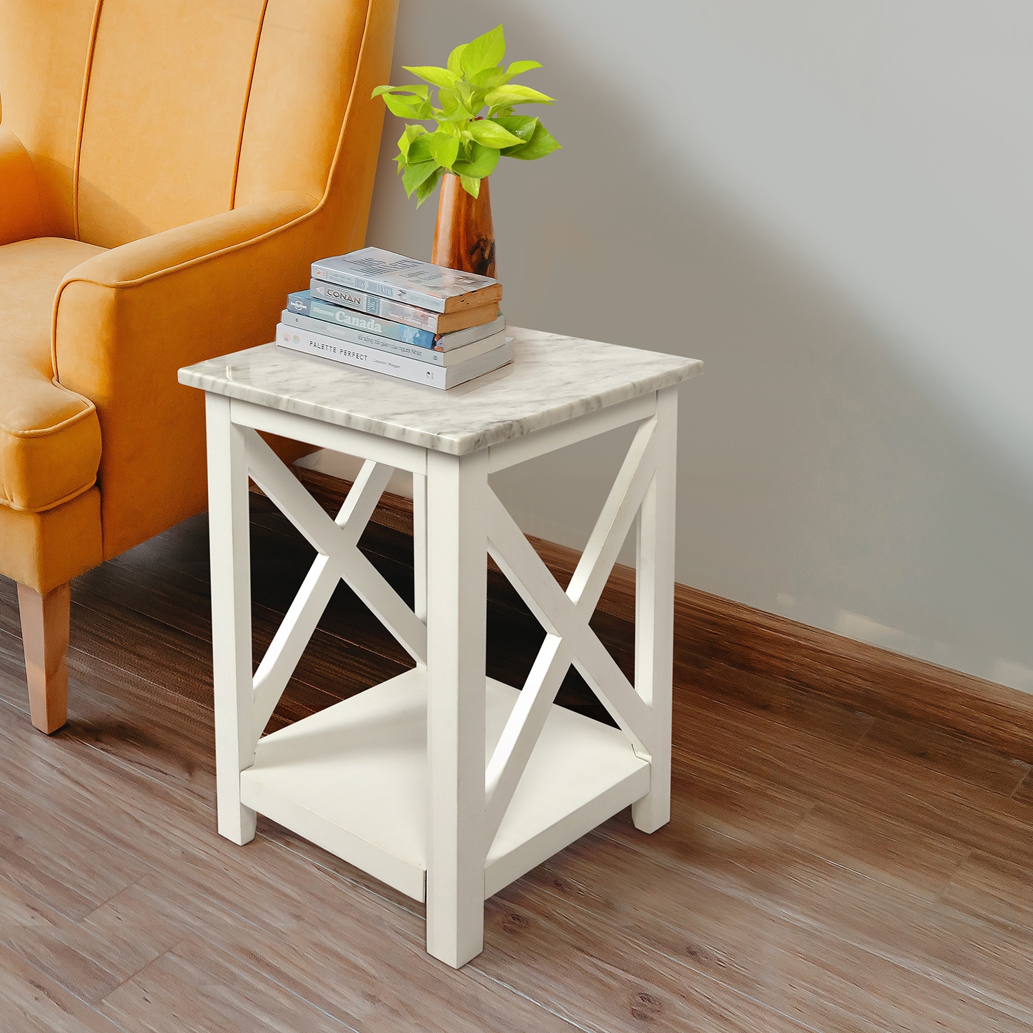 The Bianco Collection TBC-4064-PT1738-WHT End-Tables - View #8
