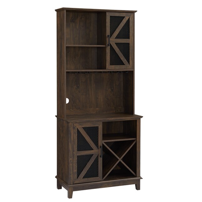 Brown Rectangle Bar Cabinet, Better Homes And Gardens Crossmill Collection 3 Shelf Bookcase