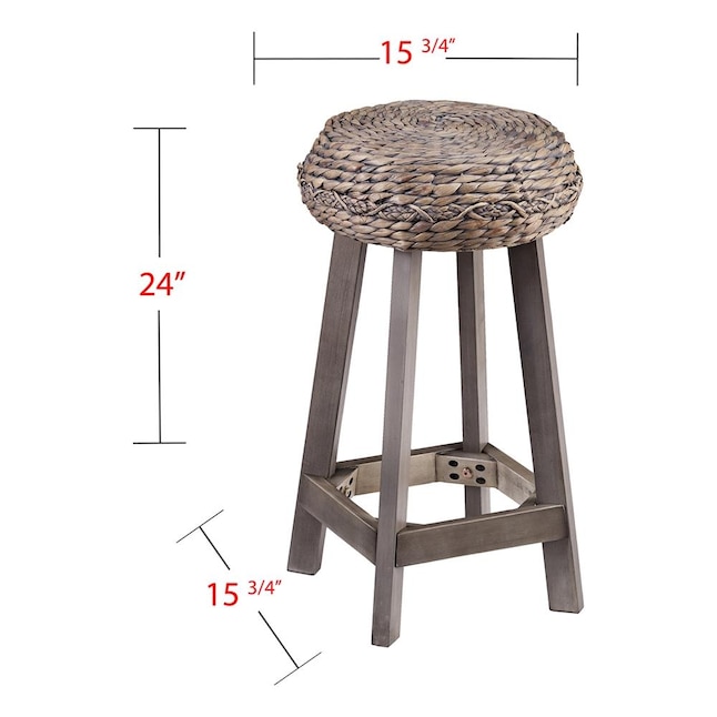 Weathered Gray Counter Height Bar Stool, Pier One Patio Bar Stools