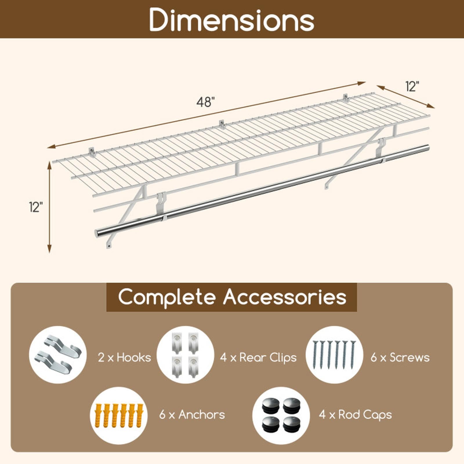 SUGIFT LW047SUGHY630 Wire-Shelves - View #3