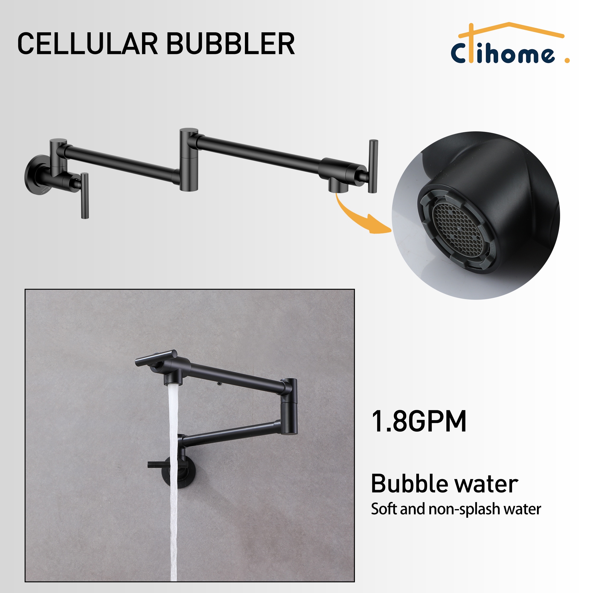 Clihome DG-KF46MB Kitchen-Faucets - View #9