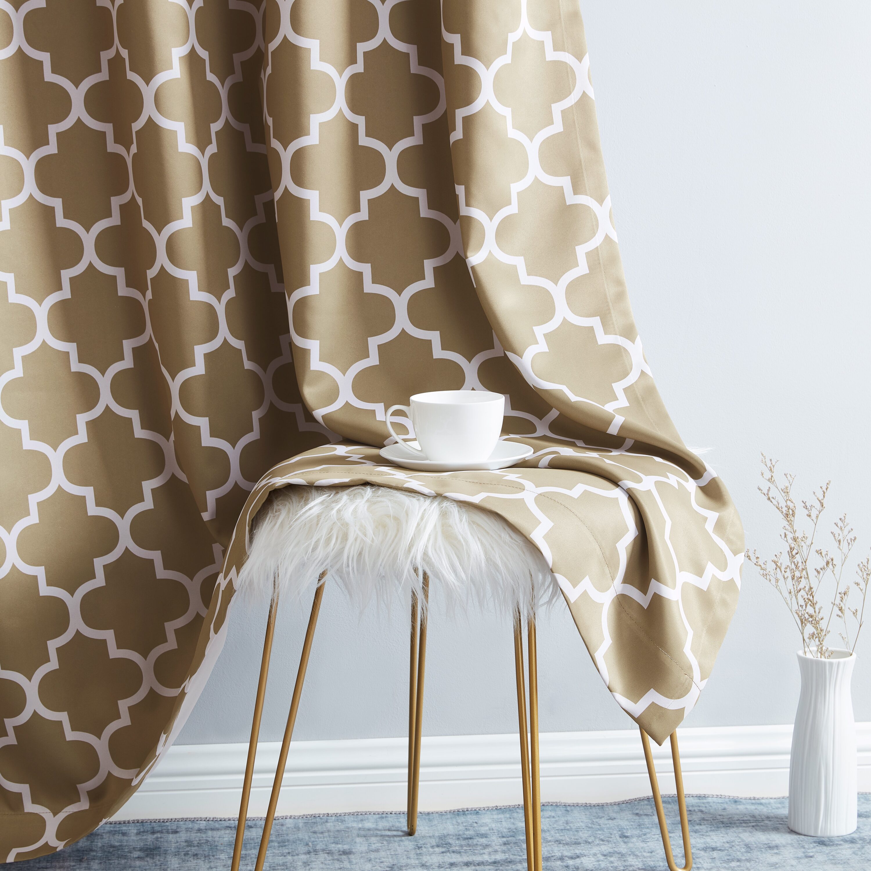HLC.me LTTCPRNT-84TAUP curtains - View #4