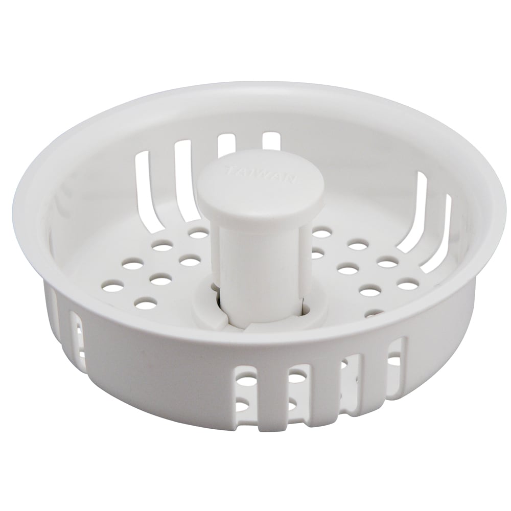 Keeney K2082026 3.5-in White Plastic Rust Resistant Strainer basket