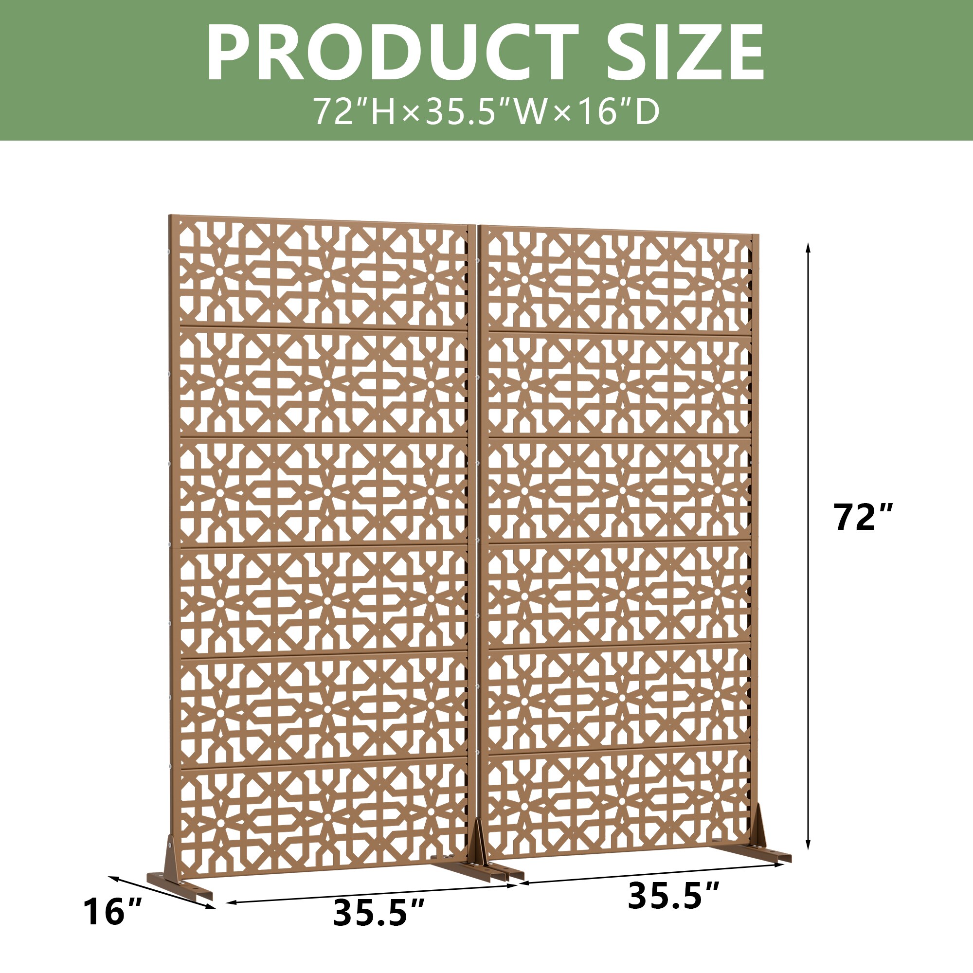 Lirago L20609-605A356 Outdoor-Privacy-Screen - View #3