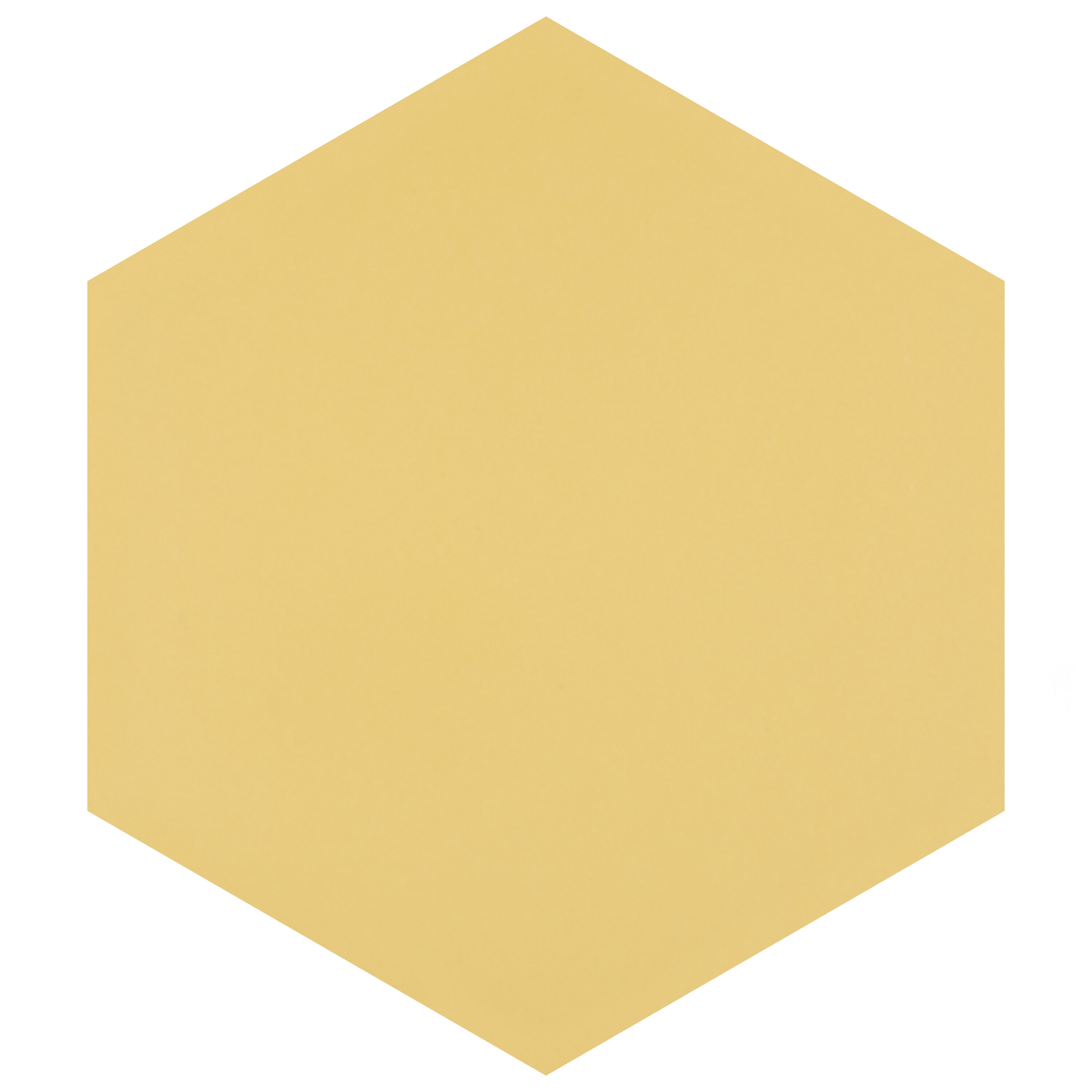 Affinity Tile FCD10DATX Textile Basic Hex Dandelion 9-in x 10-in Satin Porcelain Hexagon Standard Floor and Wall Tile ( 11.5-sq ft Carton