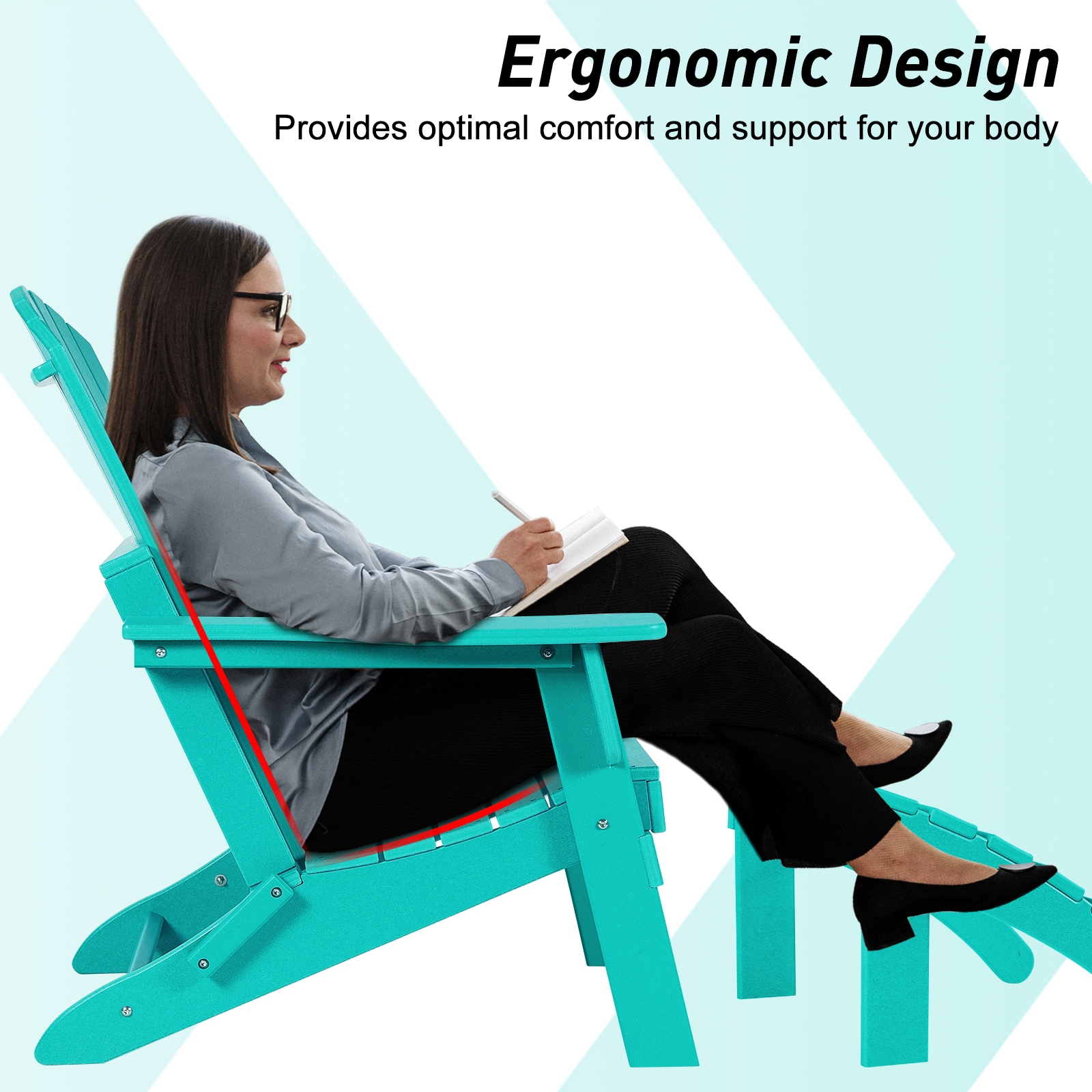 Aoodor A302-PLELE Patio-Chairs - View #4