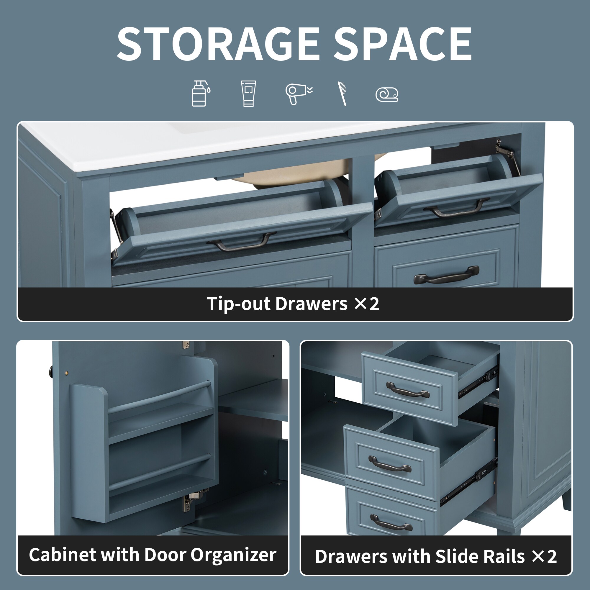 ModernLuxe L3P-N725P336554C Bath-Vanity-Combo - View #6