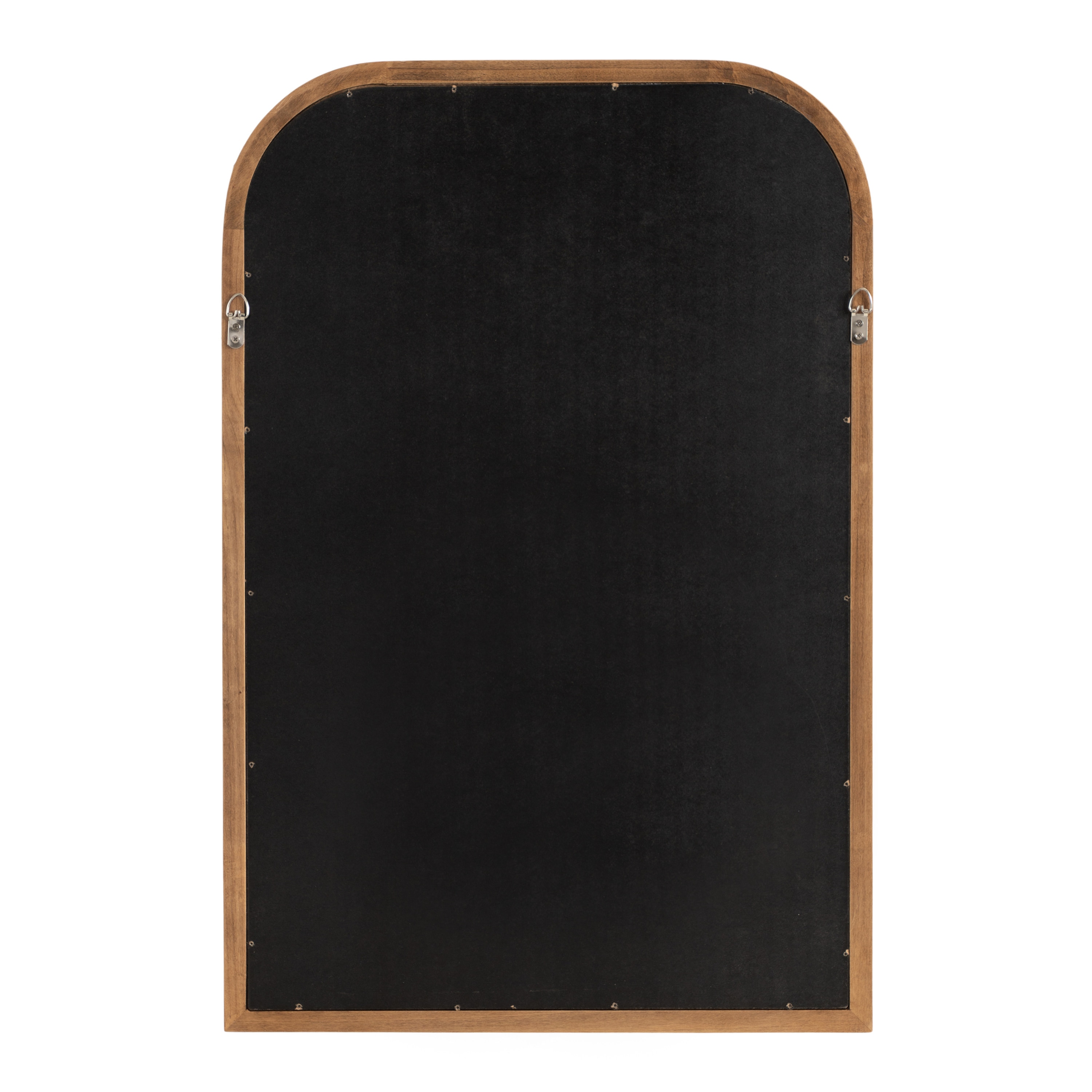 Rustic Brown Arched Full Length Wooden Wall Mirror