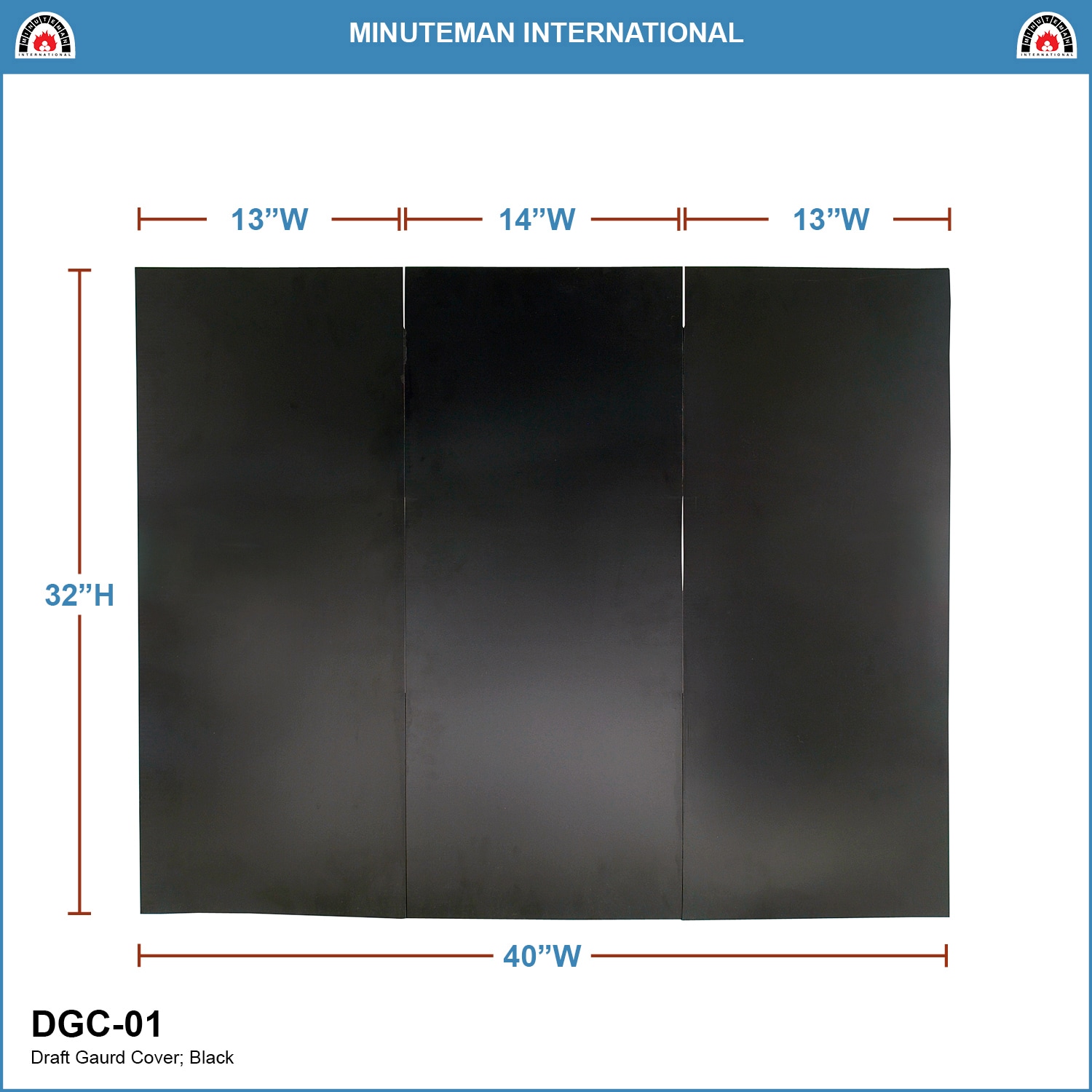 Minuteman International DGC-01 Fireplace-Screens - View #3