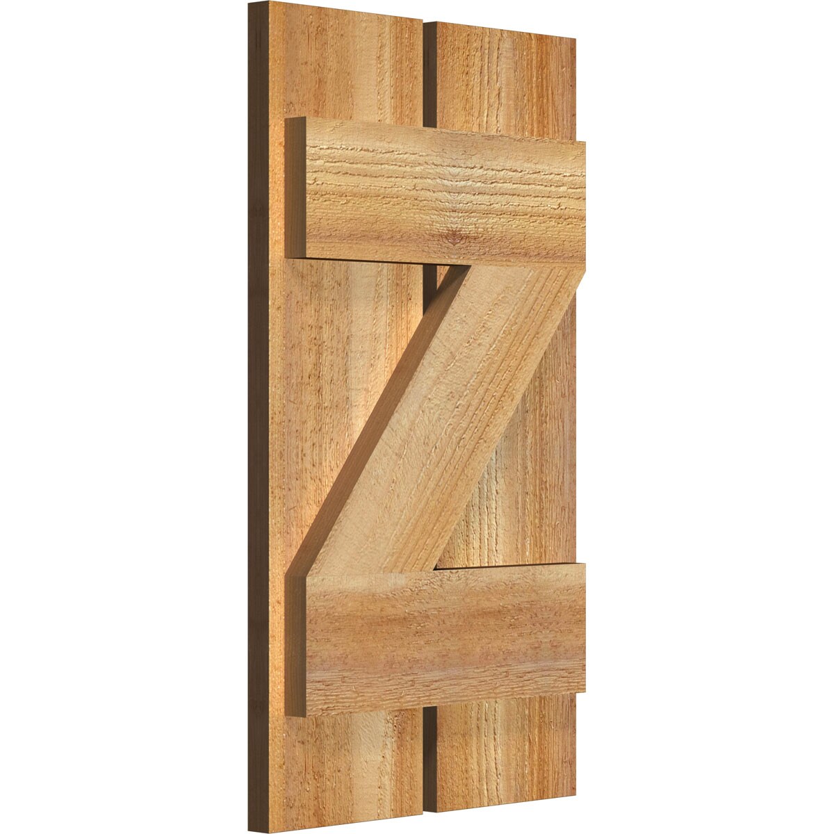 Ekena Millwork RBS06Z11X020RWR Exterior-Shutters - View #2