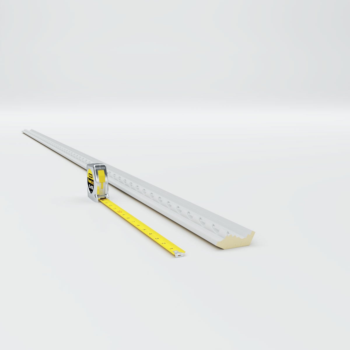 Valeriano White Polyurethane Crown Moulding 94.5"