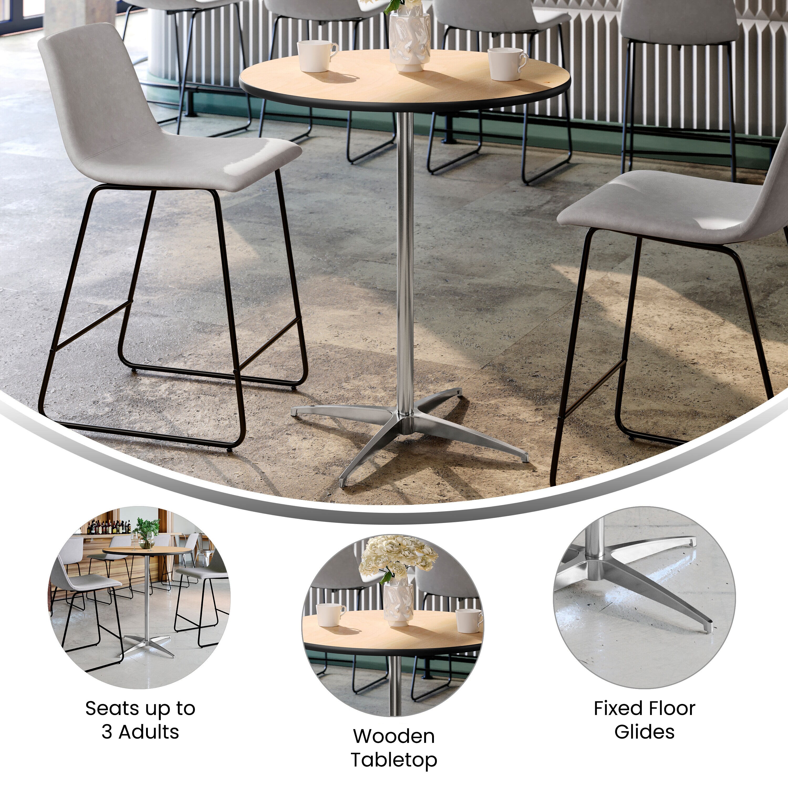 Flash Furniture 847254056328 Dining-Tables - View #4