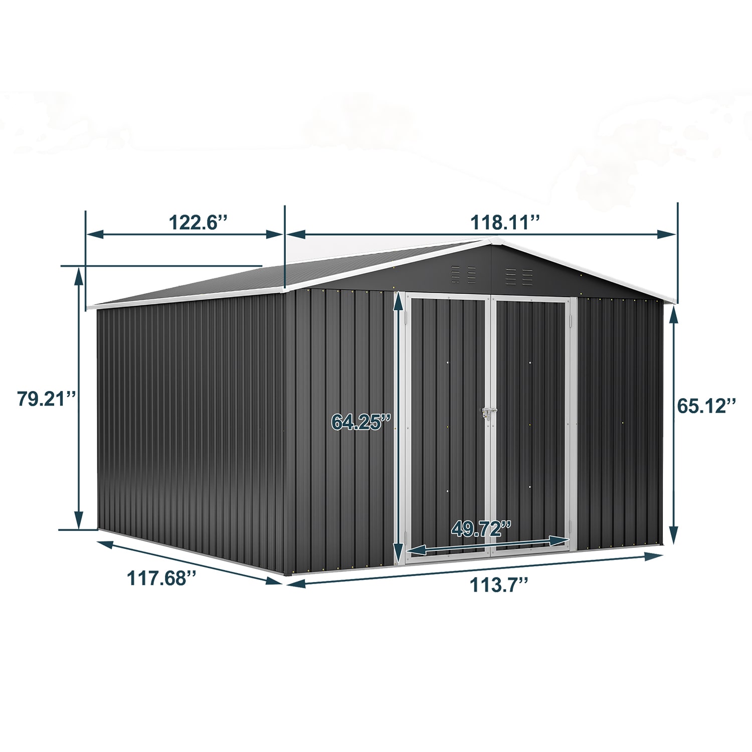 Maincraft D01-OSS31 Metal-Storage-Buildings-Sheds - View #6