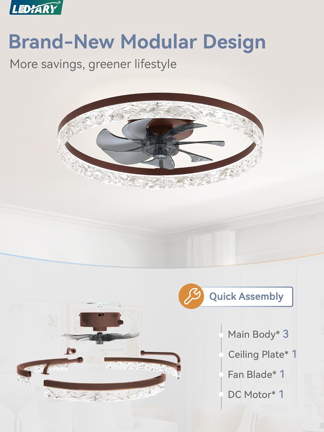 LEDIARY LEDIARY-B0BRB5VXH2 Ceiling-Fans - View #2