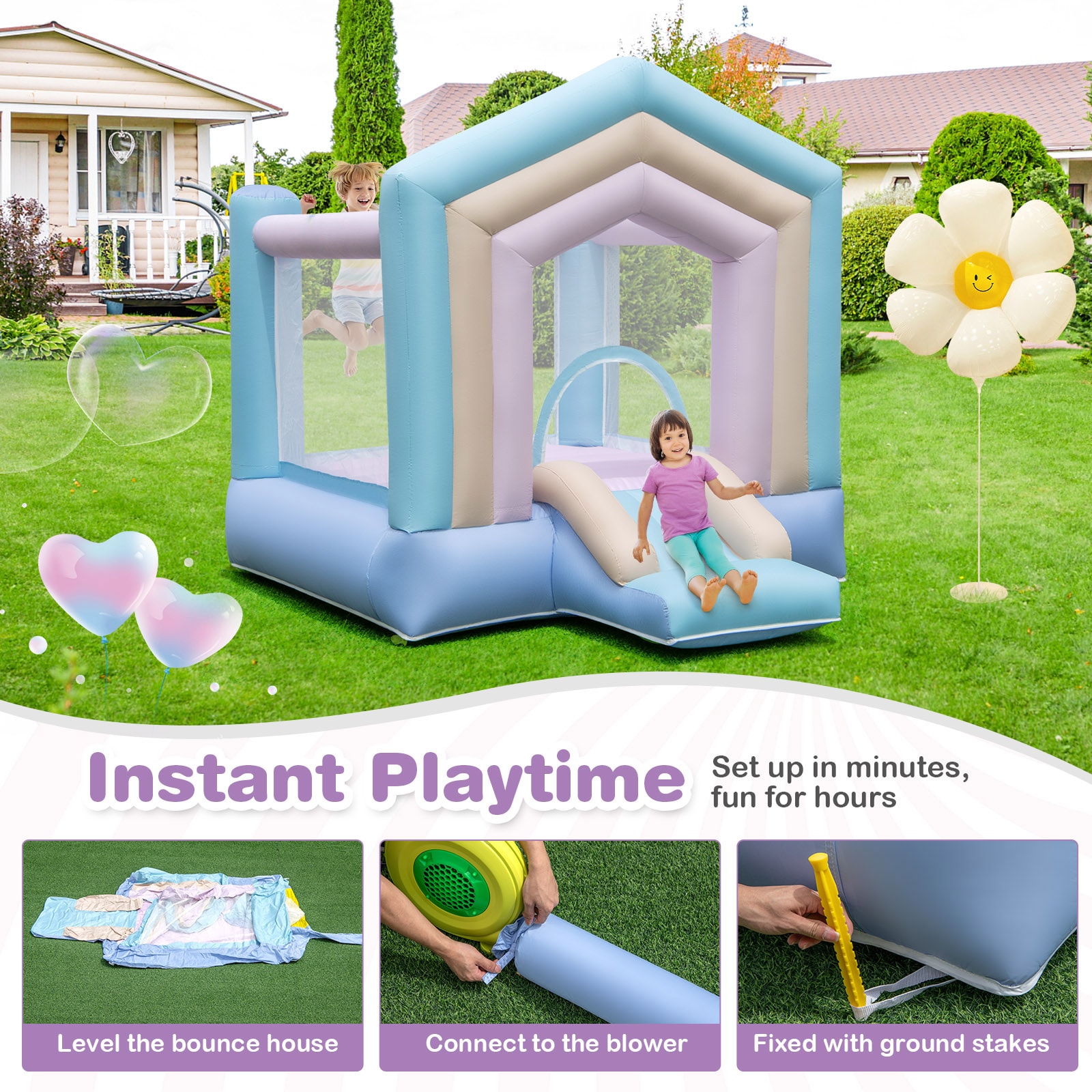 Slickblue D-CO-SU20911PN Bounce-Houses - View #7