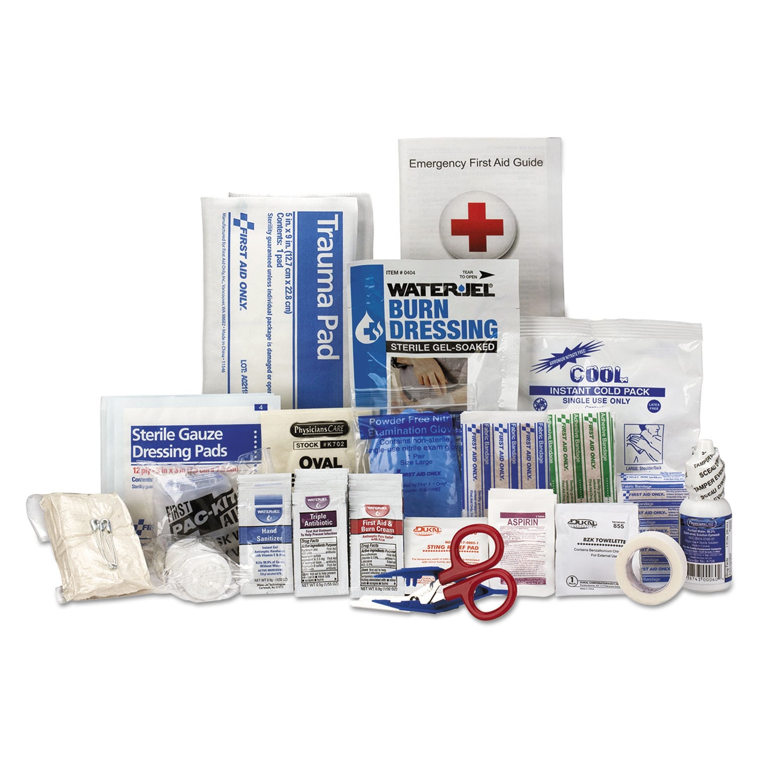 First Aid Only 25 Person ANSI A+ First Aid Kit Refill 141 Pieces