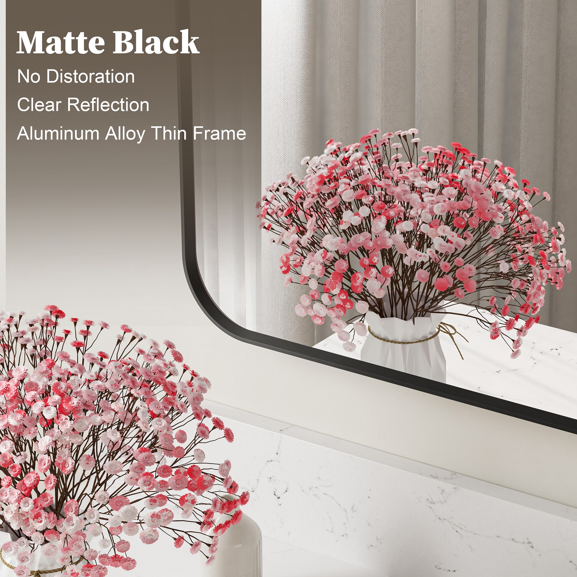 Forclover ALW65-M6032 Framed-Bath-Mirrors - View #6