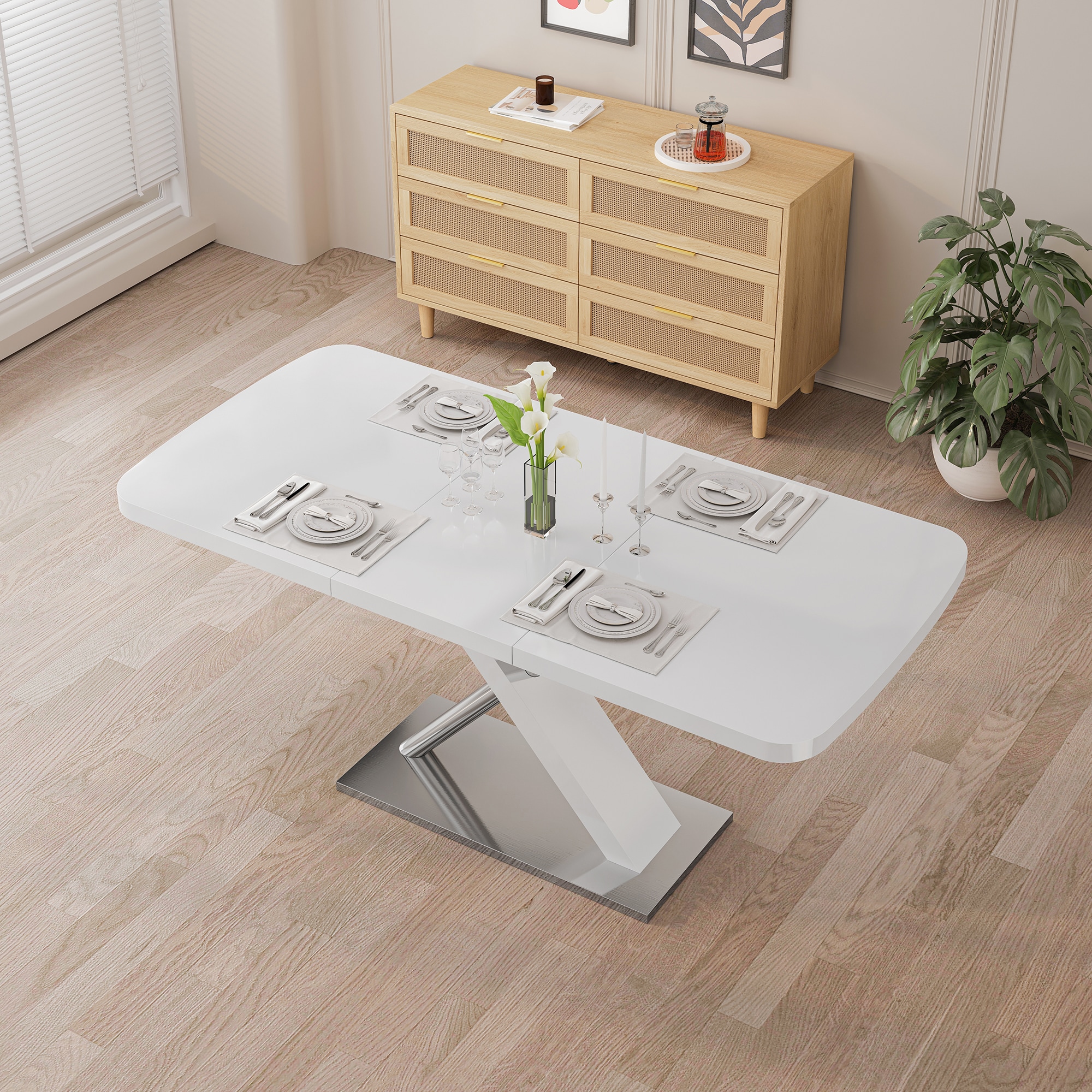 SINOFURN SYB930065WT Dining-Tables - View #2