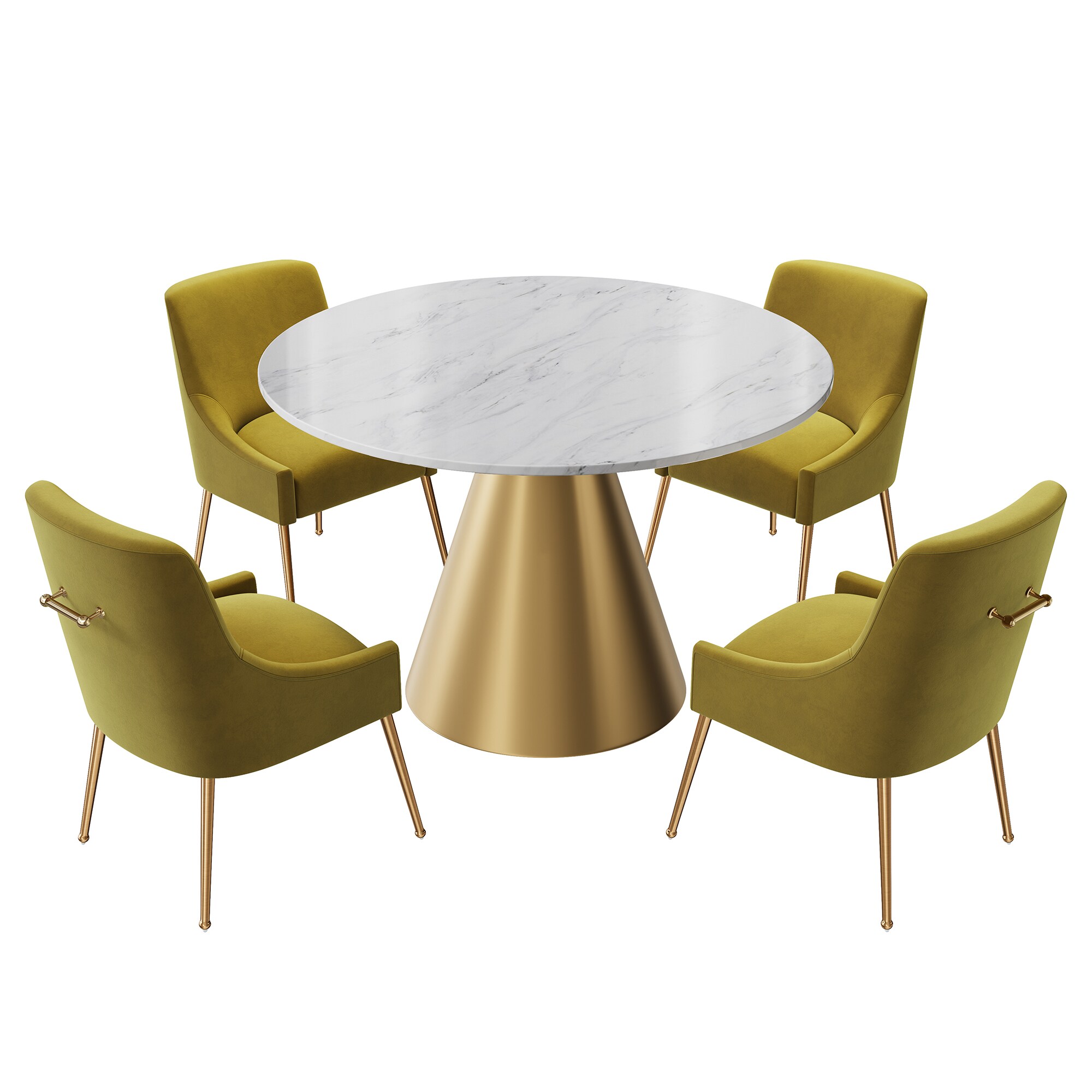 Clihome CL-RT3-BWHBG700GR Dining-Sets - View #2