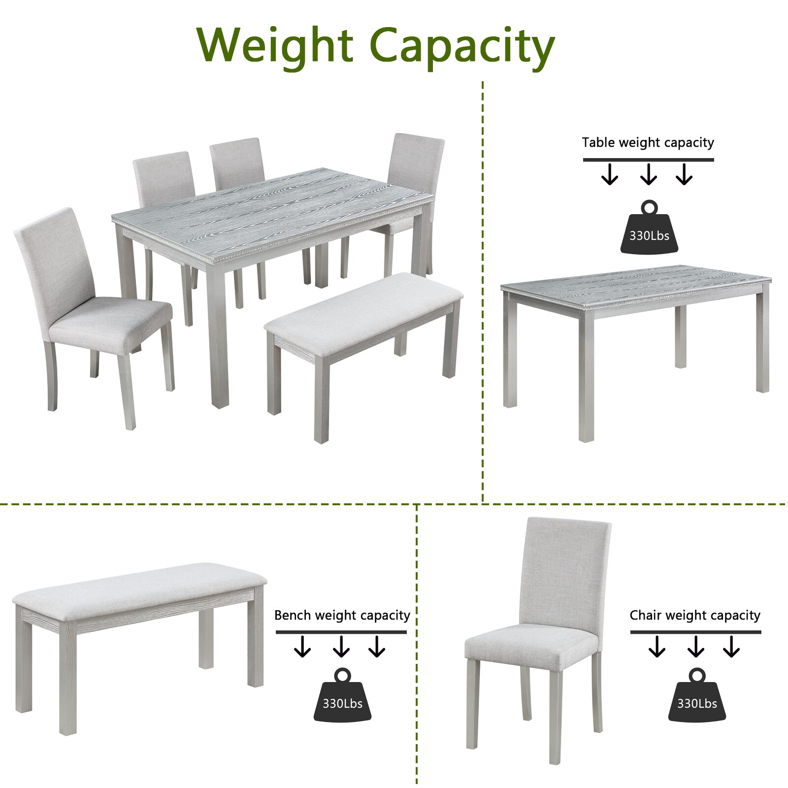 Siavonce XHS00045 Dining-Sets - View #8