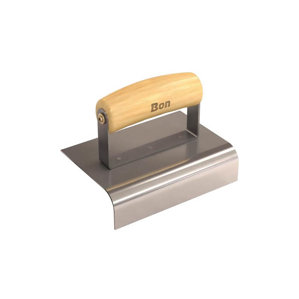 Bon Tool 12-447 6-in x 4-in Stainless Steel Concrete Edger with 1.5-in Radius