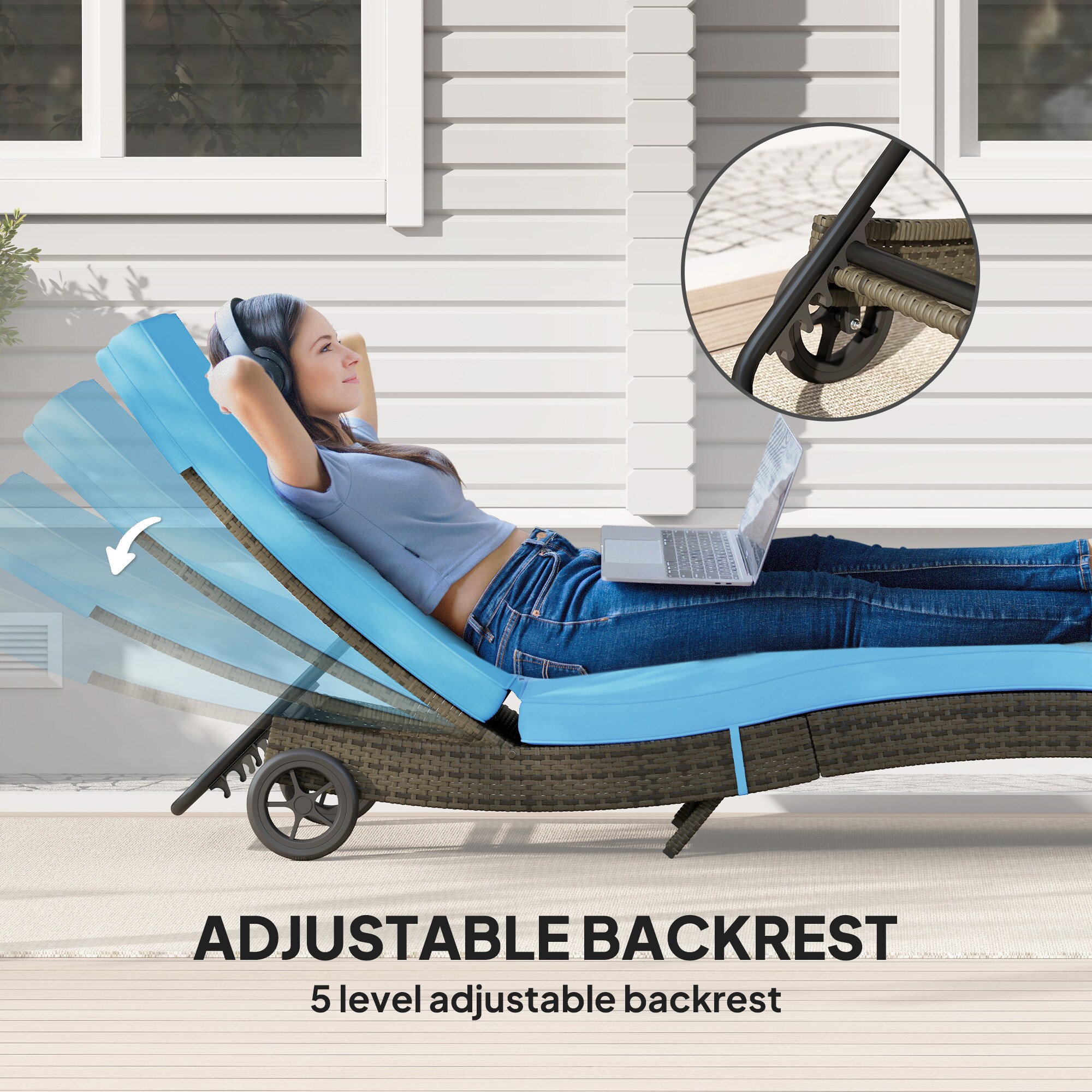 Outsunny 862-030V02LB Patio-Chairs - View #4