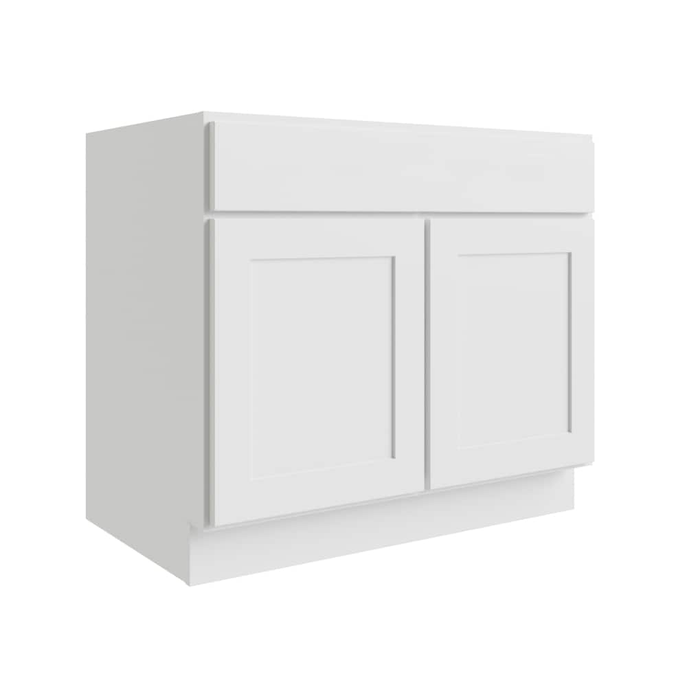 RELIABILT L10-V2418 Parkstone 24-in White Bathroom Vanity Base Cabinet without Top