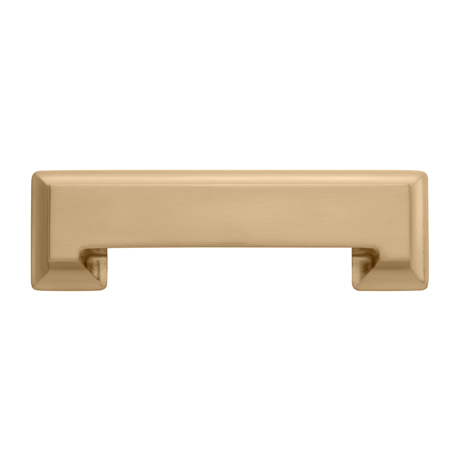 Hickory Hardware P3013-CBZ Studio 3-in or 3-3/4-in , 76mm or 96mm Center to Center Champagne Bronze Dual Mount Rectangular Cup Drawer Pulls