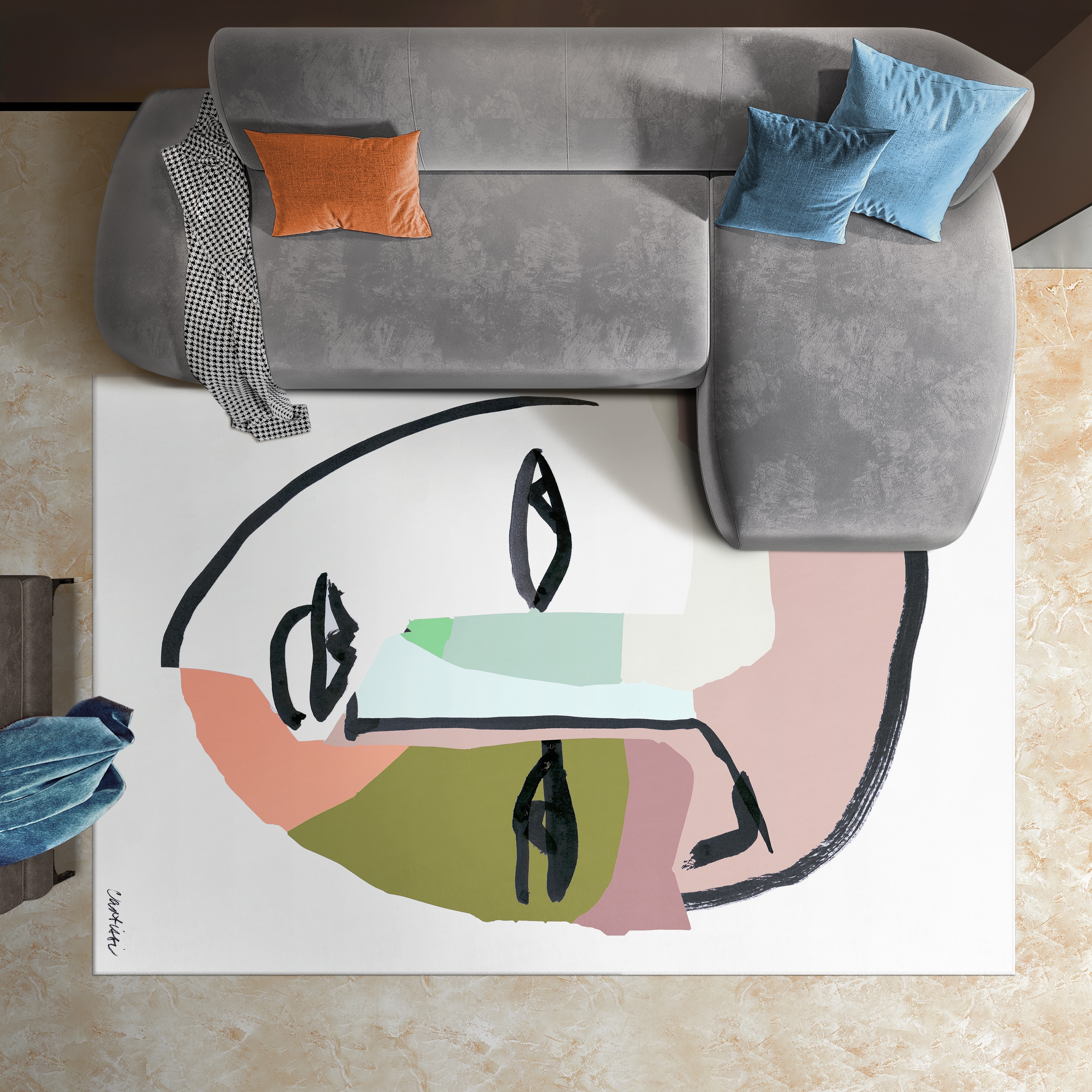Empire Art Direct TDA-PI925-0508C2 rugs - View #2