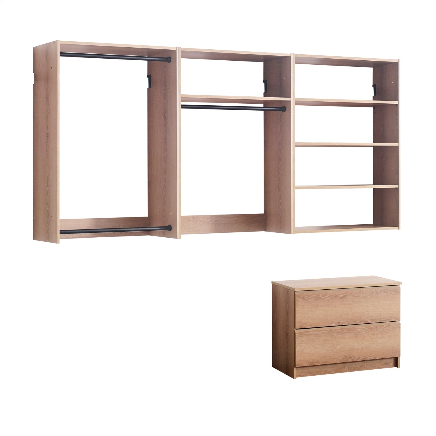 Naturefalls KR49IE45SPGL Wood-Closet-Kits - View #3