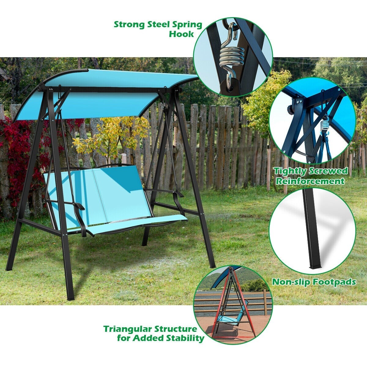 Iseryn DW35GN703 Swing-Gliders - View #6