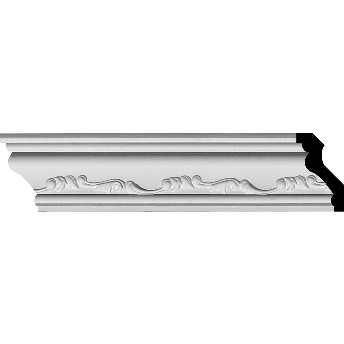 Ekena Millwork MLD02X02X03NE-CASE-8 Nexus 2-3/4-in x 7-ft 10-1/2-in Primed Urethane MLD02X02X03NE-CASE-8 Crown Moulding 8 -Pack