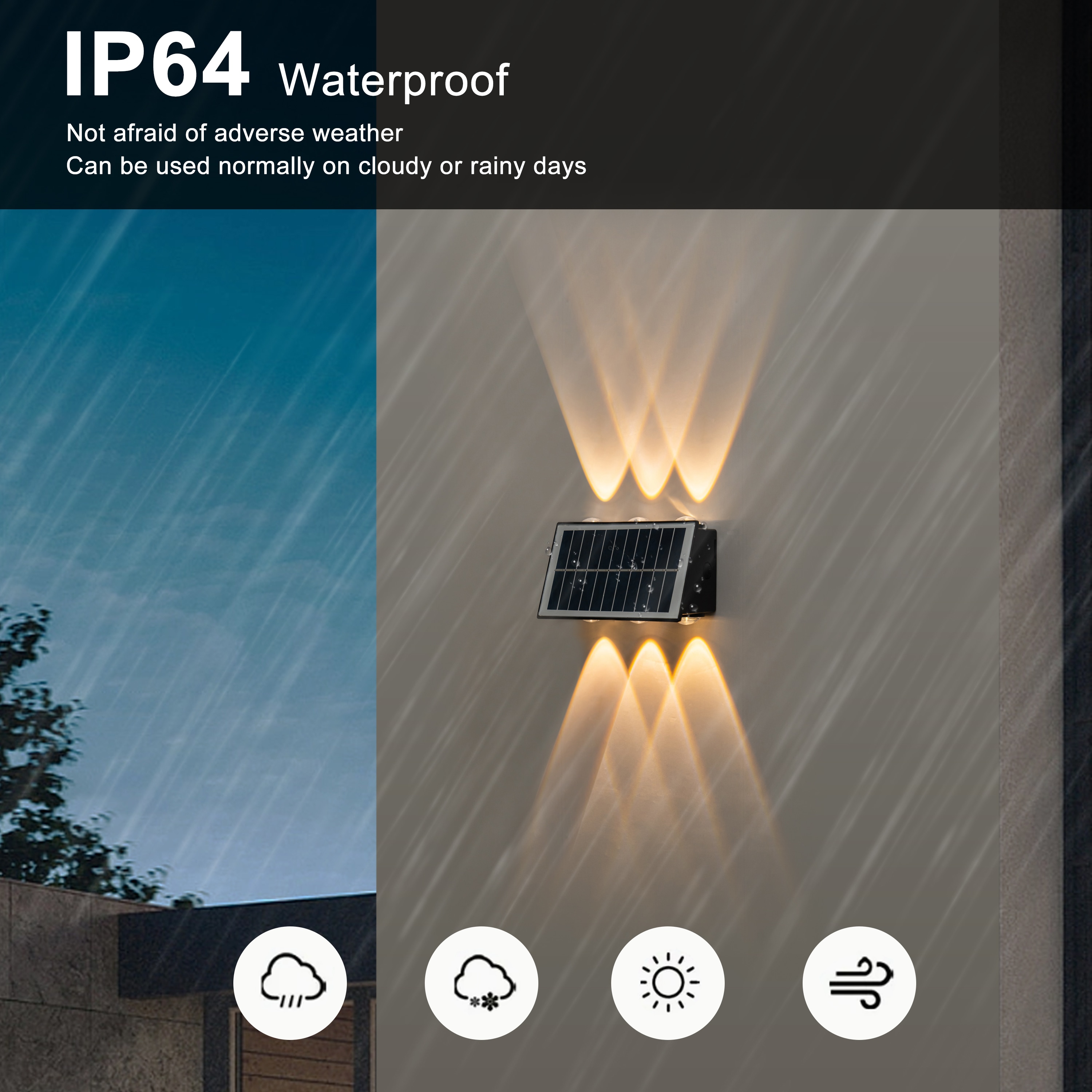 C Cattleya LCA2489-2W Outdoor-Wall-Lighting - View #2